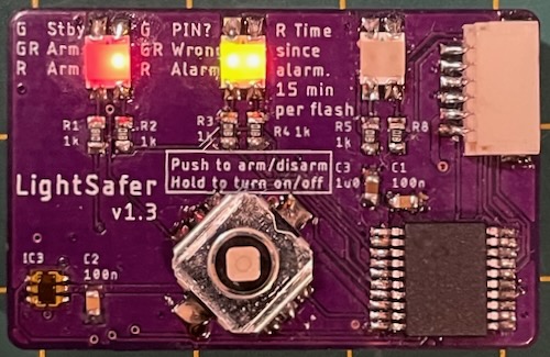 LightSafer wrong PIN